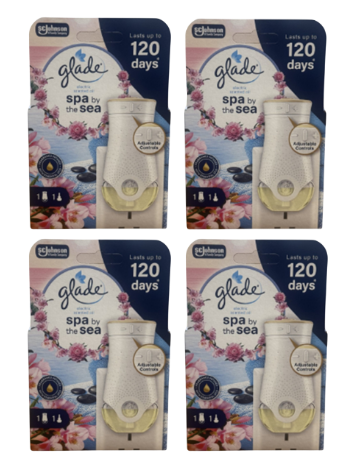 Glade Spa By The Sea Plug And Refill x4